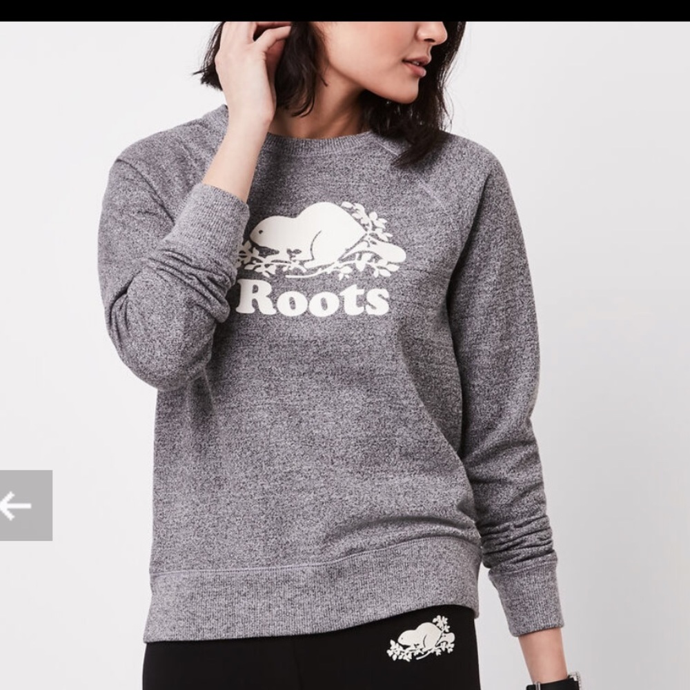 Salt and Pepper Roots Crewneck